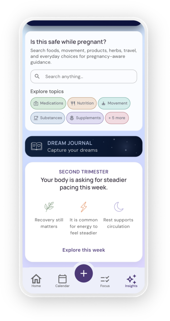 Luani Pregnancy Mode in Mock Up App